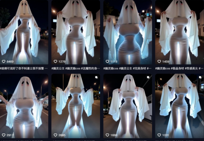 绿色项目揭秘——Ai美女号拆解，日赚200+，条条爆款，涨粉嘎嘎猛!