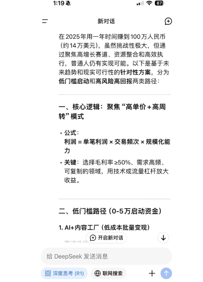 DeepSeek最新变现玩法！一个月收益1w+，实操干货分享