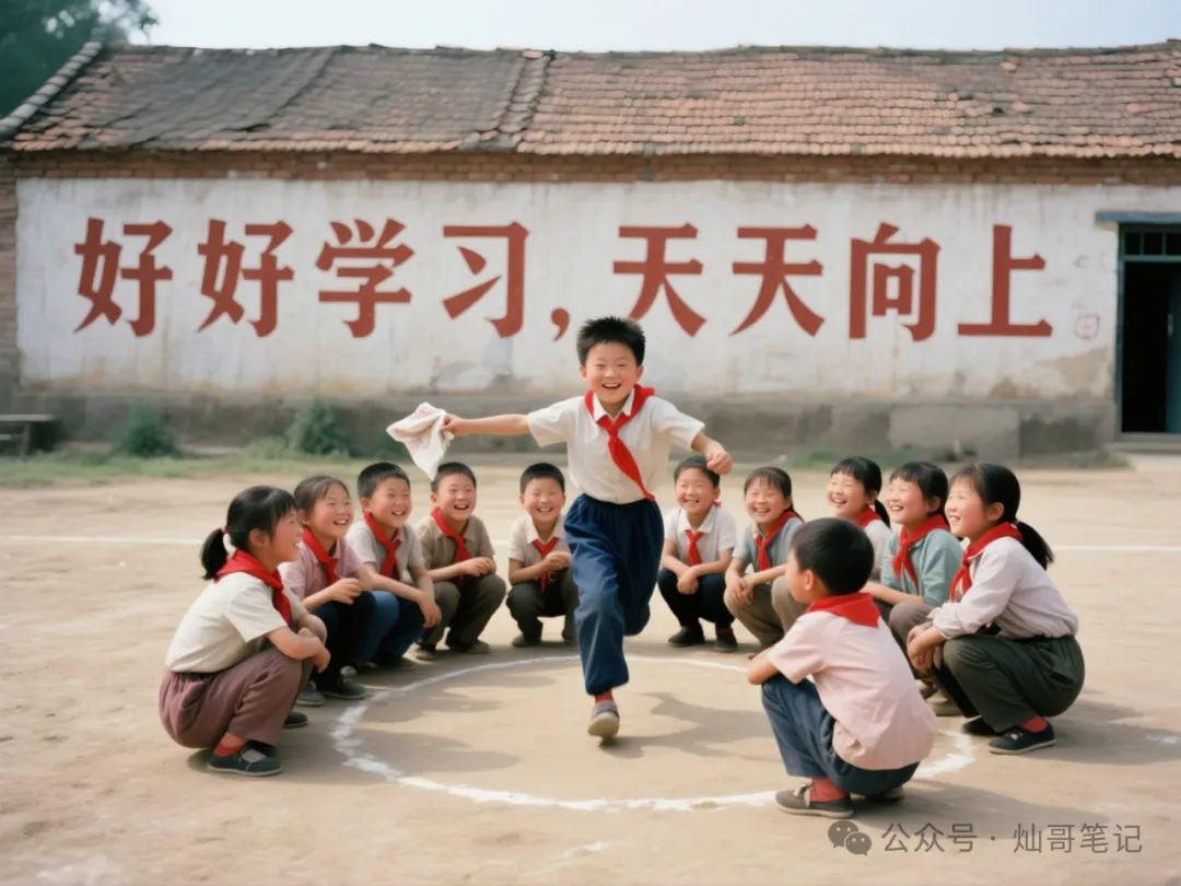 爆款AI绘画提示词分享：治愈的童年农村生活