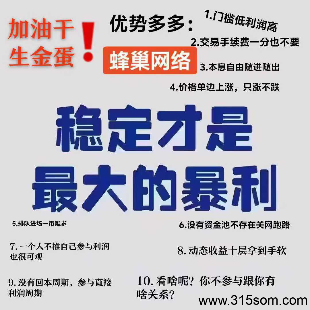 蜂巢网络STO 【这是一场上岸佳作，一场颠覆数字经济的新世界】