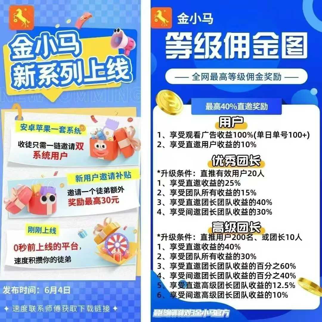 金小马、 0撸、提现一直持续到账