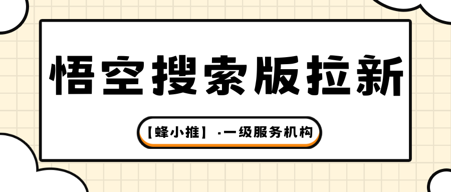 【蜂小推】悟空搜索版拉新必备！如何精准布局关键词提升流量？